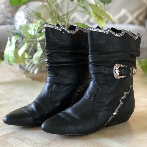 80s rocker boots Clearance
